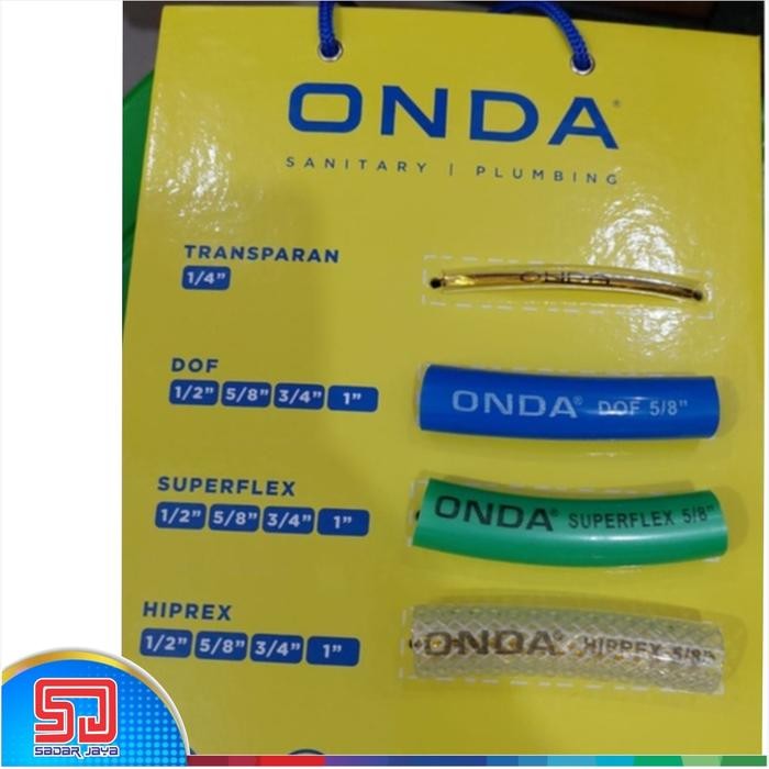 ONDA Doff Biru Selang Air 1/2" Flexible Lentur