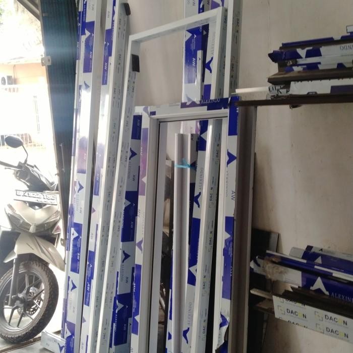 ORIGINAL Kusen alexindo 4 inch Murah Aluminium Hitam Pintu READY STOCK