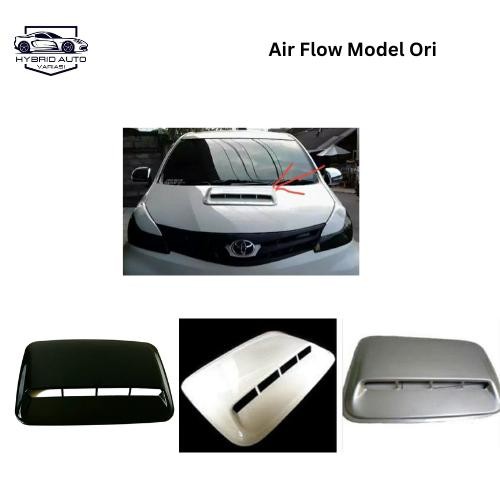 AIR FLOW KAP MESIN SCOOP MOBIL UNIVERSAL MODEL ORI FORTUNER KIJANG TRITON AVANZA INNOVA SIGRA BRV