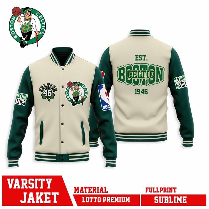 Varsity Jacket Basket Ball Celtics 46 Boston Tim Series Boston Promo 