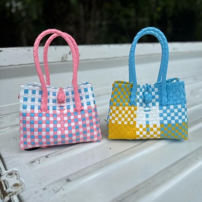 Top Tas Jali Kecil SHANUM Muat 1Kg Majid Tas Handmade - Terbaru