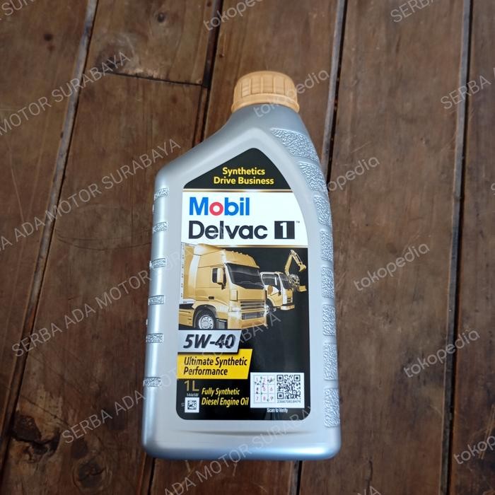 OLI MESIN MOBIL DELVAC 1 5W-40 FULL SYNTETIC ORIGINAL OLI MESIN DIESEL