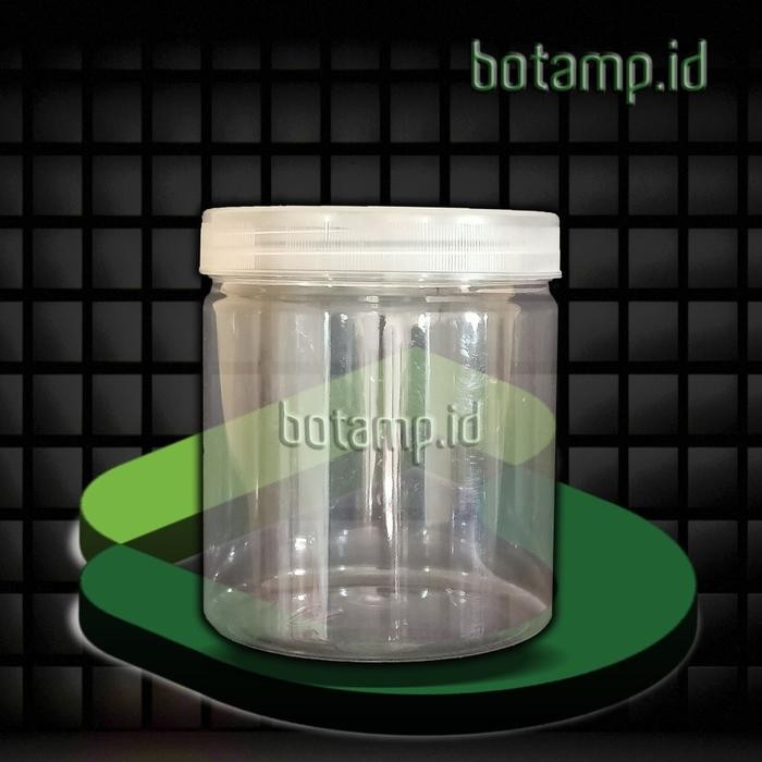 Toples Tabung Jar Silinder 500ml - Toples Plastik 500 ml