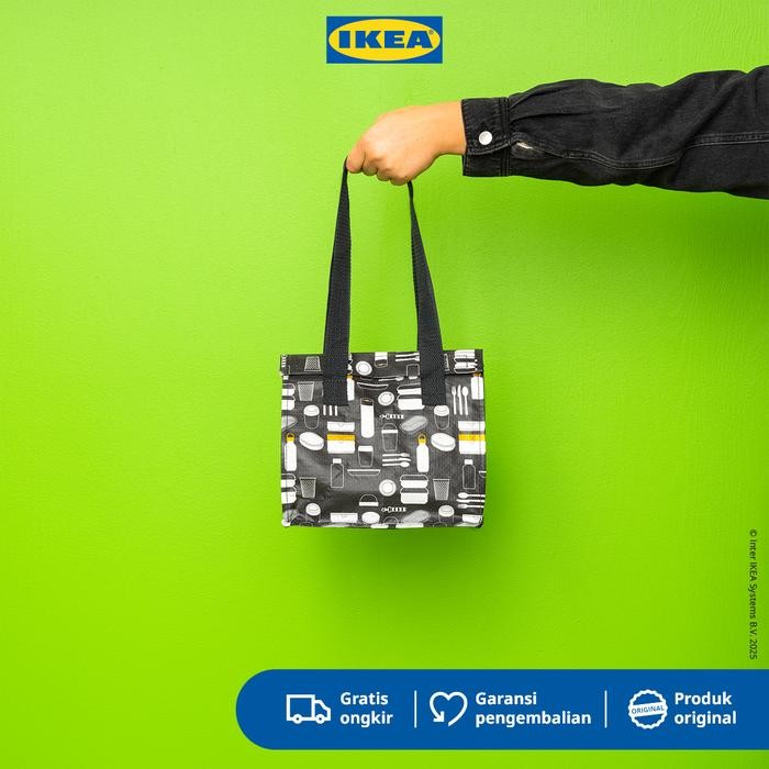 DJJ IKEA FLADDRIG Tas Bekal / Makan Siang 25x16x27 cm