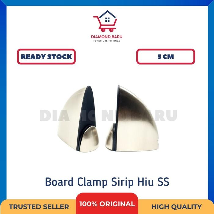 Ambalan Kaca / Board clamp/ Jepit Kaca sirip hiu
