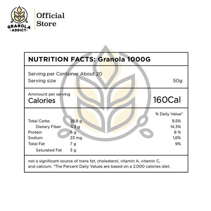 instanGasPoll- Granola Addict - Cranberry Honey 1000G (1Kg)