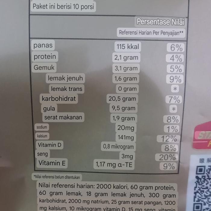 instanGasPoll- Quaker Oat Wijen Hitam & Kacang Hitam Import Taiwan