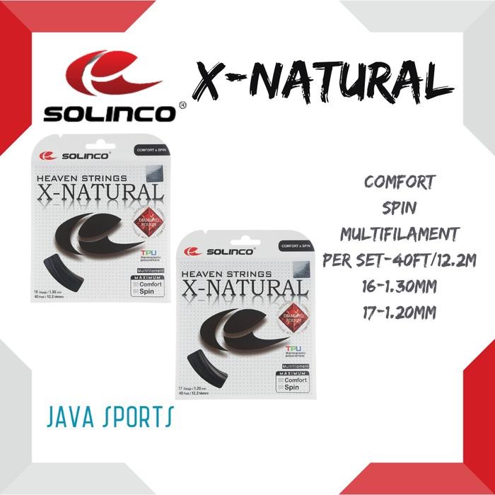 Senar Tenis Solinco X-Natural Comfort & Spin Multifilament