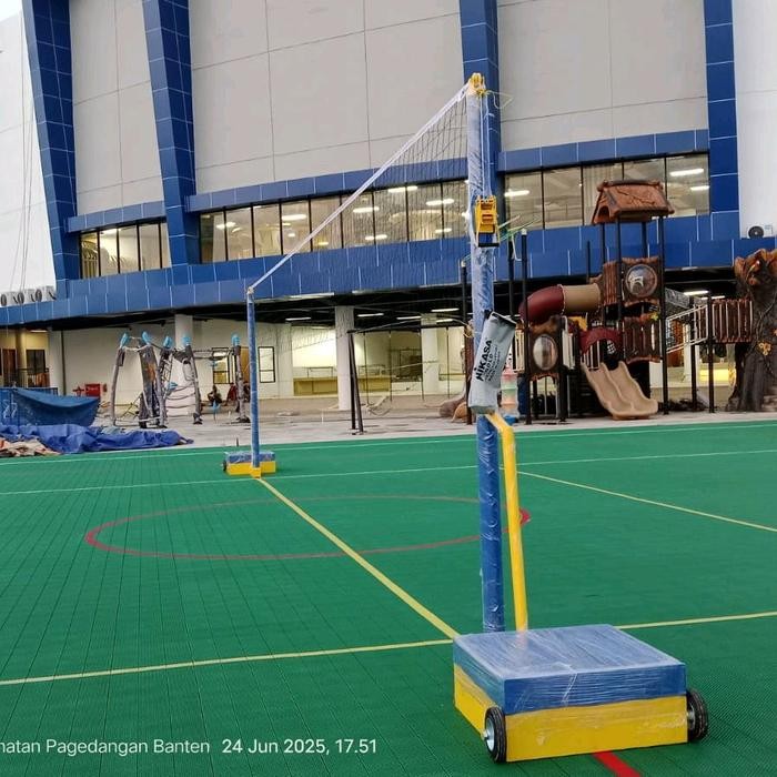 ASLI Tiang Net Voli Portabel Free Net READY STOCK