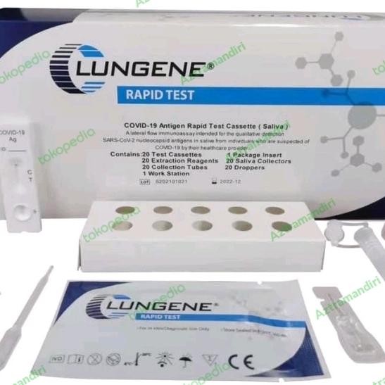 New saliva antigen test lungene 1 test kit