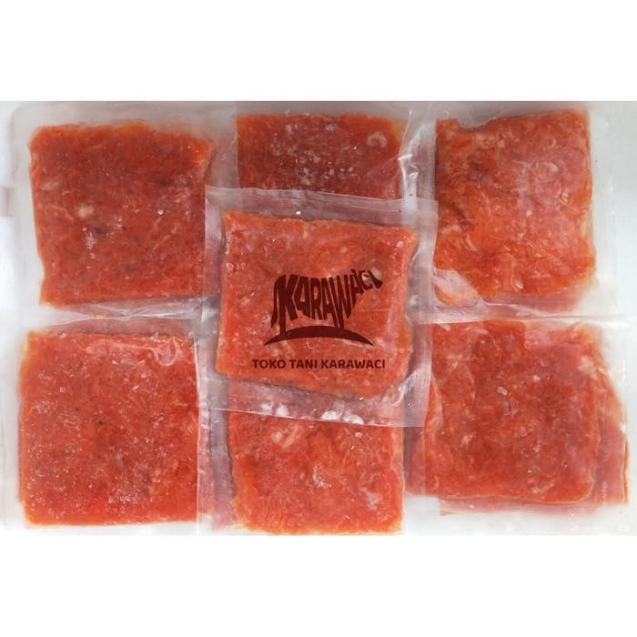Instanbisa- Daging Giling Salmon / Minced Salmon / Tetelan Salmon @100Gr