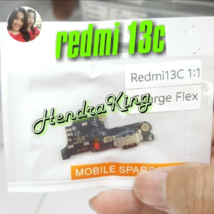 pcb cas konektor charger redmi 13c