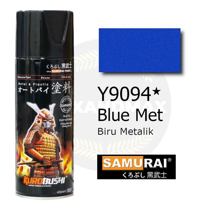 ORIGINAL Pilox Cat Samurai Paint Y9094* Biru Metalik / Blue Met 400 ml READY STOCK