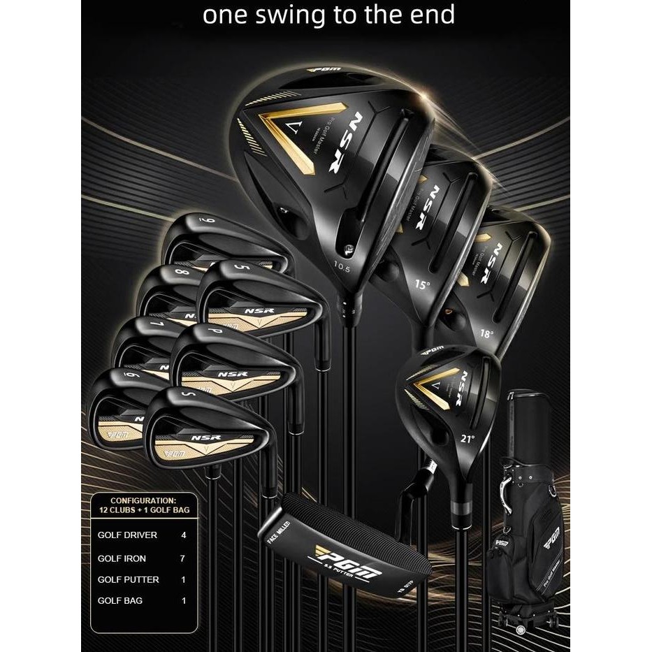 PGM NSR V Series Stik Golf Full Set Mens 12 Set Clubs Stick Golf Men NSR5 NSRV