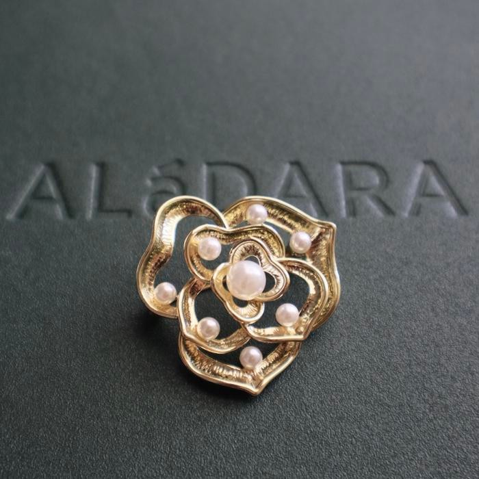 ORIGINAL Bros Jilbab Brooch Hijab Premium Aladara Flora Kintamani READY STOCK