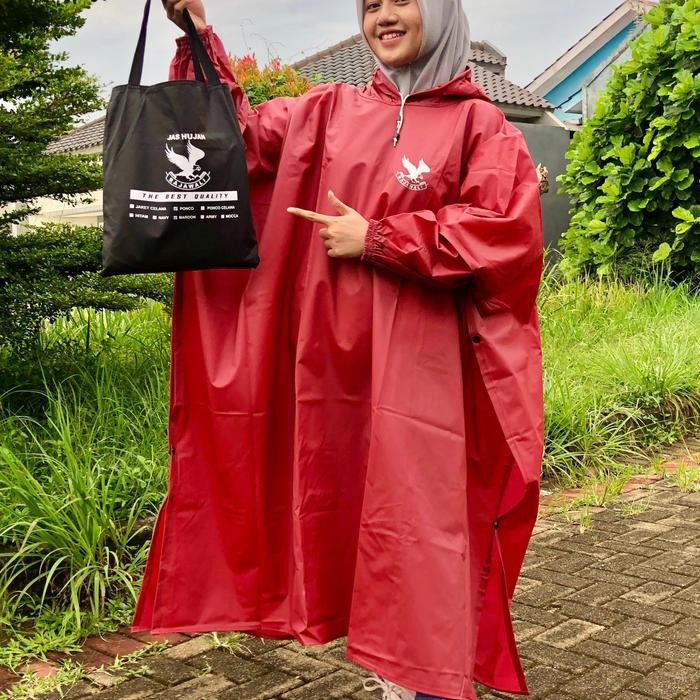 ORIGINAL jas hujan ponco jumbo tebal READY STOCK