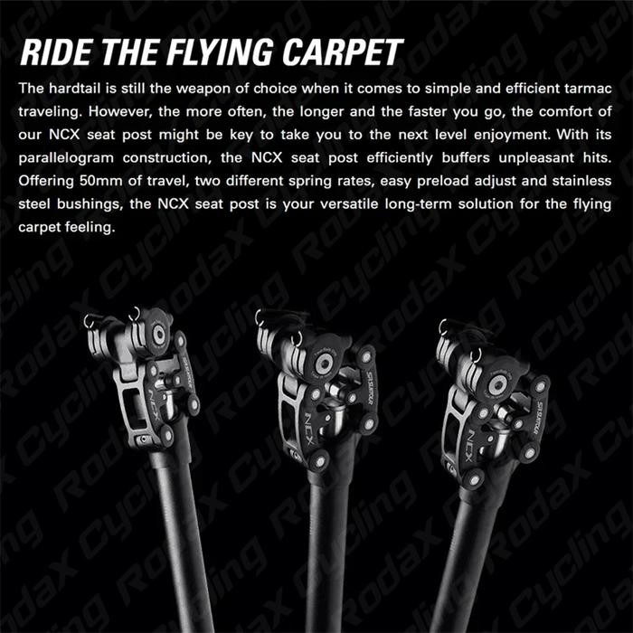 SR Suntour NCX Suspension Seatpost Tiang Suspensi 27,2 28,6 30,9 31,6 Seatpost Empuk Seatpost Genjot