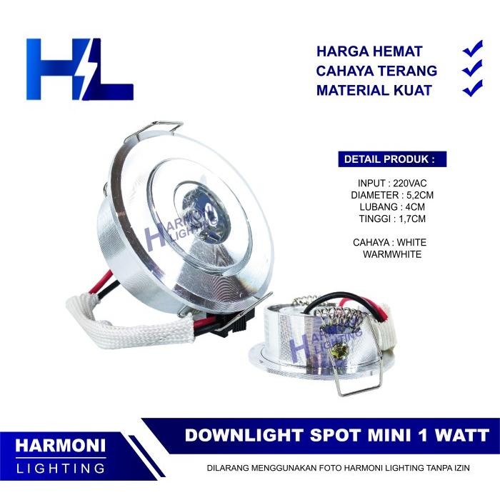 dfue- Downlight 1W / 3W Mini Spotlight Led 1 / 3 Watt Sorot Spot