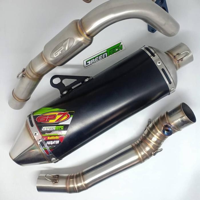 ASLI KNALPOT GP7 BALISTIK PREDATOR GREENTECH KLX230 READY STOCK