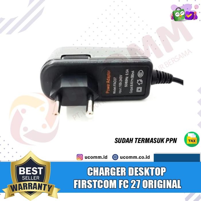 CHARGER DESKTOP FIRSTCOM FC 27 FC-27 FC27 CHARGER HT FIRSTCOM ORIGINAL