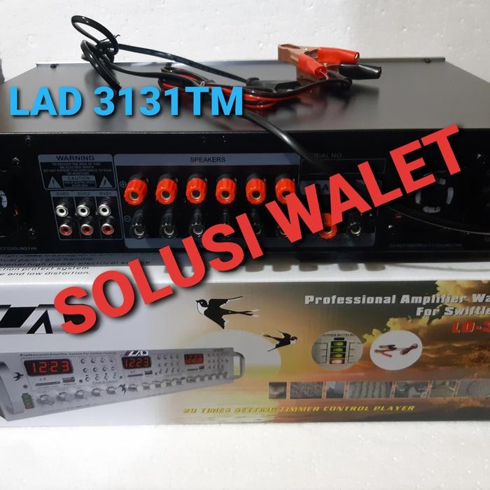 Terbaik Ampli Walet Lad 3131 Tm Amplifier Walet 3 Player 6 Channel Terlariss 