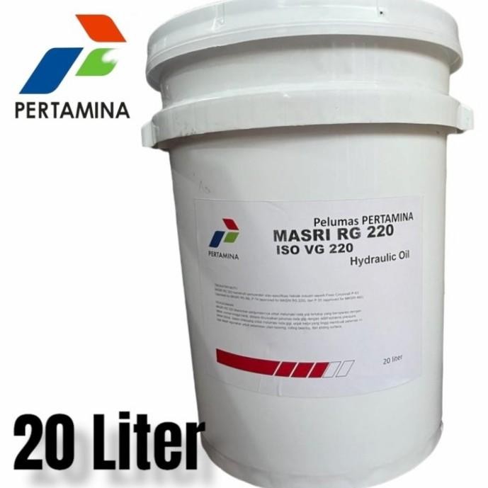Ready OLI PERTAMINA MASRI RG 220 PELUMAS ISI 20KG