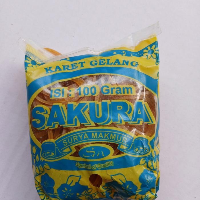 Karet Gelang Kuning Sakura 100Gram