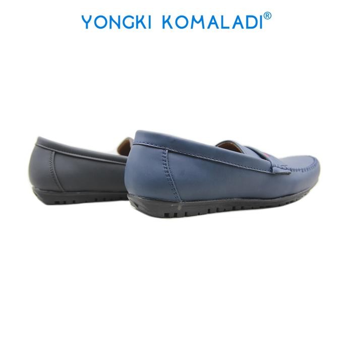 rwci- [ Original ] Yongki Komaladi Moccasin Ol-Ad33102-22 Men Hitam Shoes Flat Pria