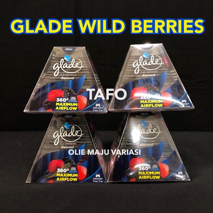 Parfum Dashboard Pewangi Mobil Glade Diamond Mewah Piramid Terlaris
