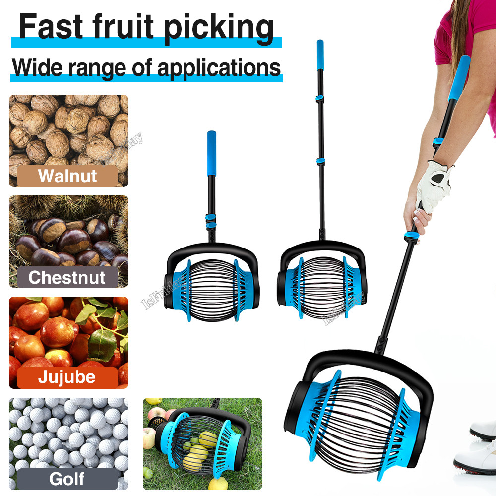 Retractable Nut Gatherer Fruit Picker Fruit Ball Nut Collector Quick Picker Does Not Hurt Fruit