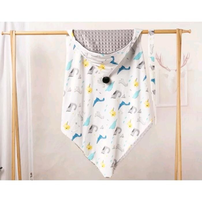 9bqx- Fancy - Selimut Bayi Selimut Poncho Anak Import Selimut Anak Laki-Laki Perempuan