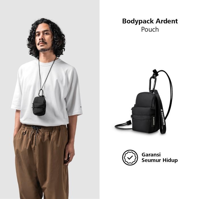 Bodypack Ardent Pouch Dompet Koin - Hitam