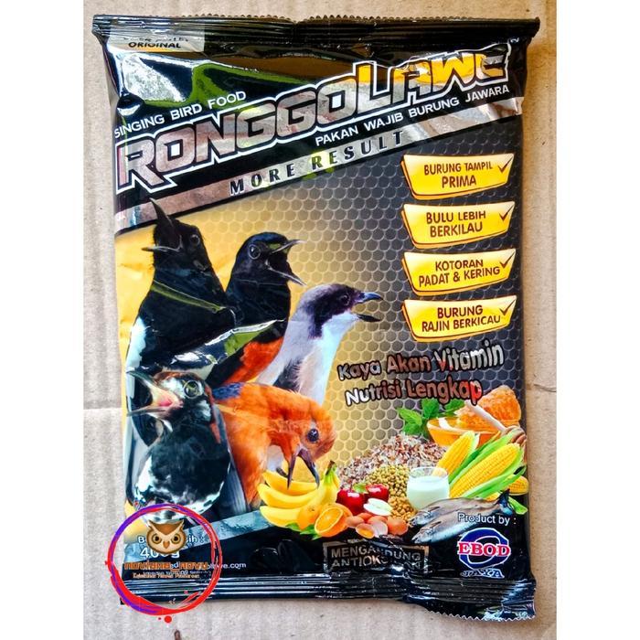 VOER RONGGOLAWE ORIGINAL VARIAN EBOD JAYA PAKAN BURUNG KICAU JUARA ANIS MERAH KEMBANG MURAI BATU
