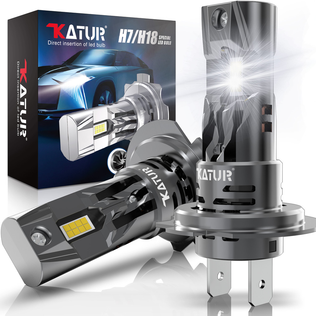 2 Pieces H7 H18 Led Car Headlight Super Bright High Power 100w