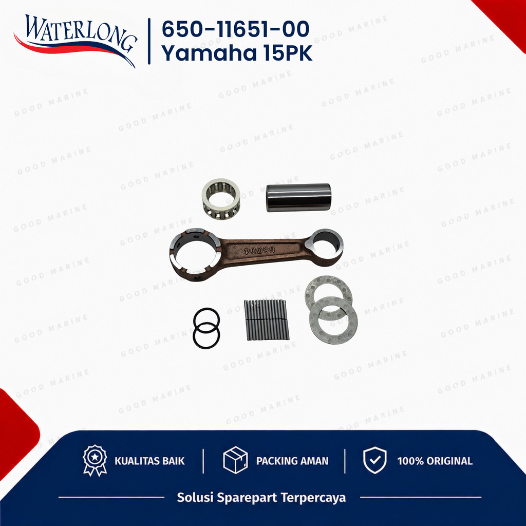 650-11651-00 / 6K4-11651-00 CONNECTING ROD KIT YAMAHA 15PK SPAREPART MESIN TEMPEL OUTBOARD WATERLONG