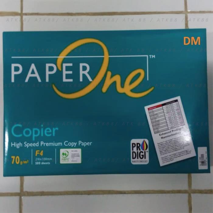 Kertas Paper One F4 70 gram/Kertas Fotokopi/Kertas Print - Kertas Paper One F4