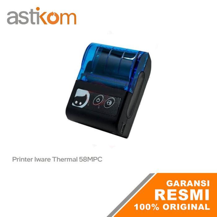 Printer Thermal Iware 58MPC Bluetooth Mobile Printer Kasir Bluetooth