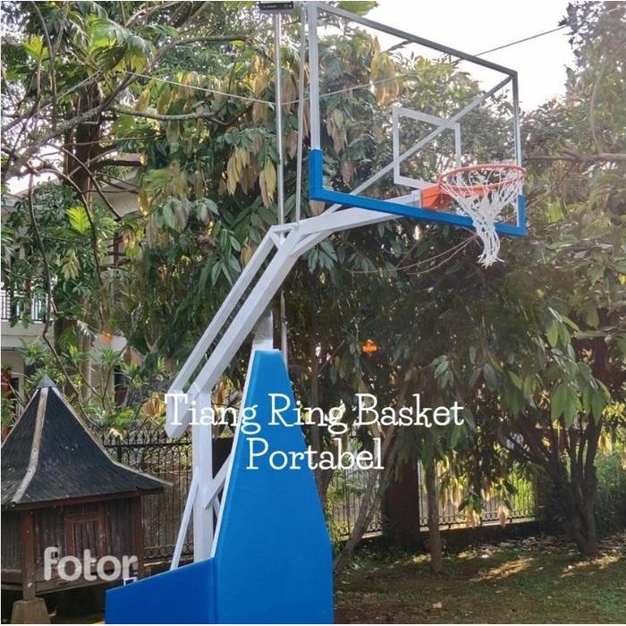 Ring Basket Portable / Basket Portabel / Riang Basket Portabel Setandar FIBA