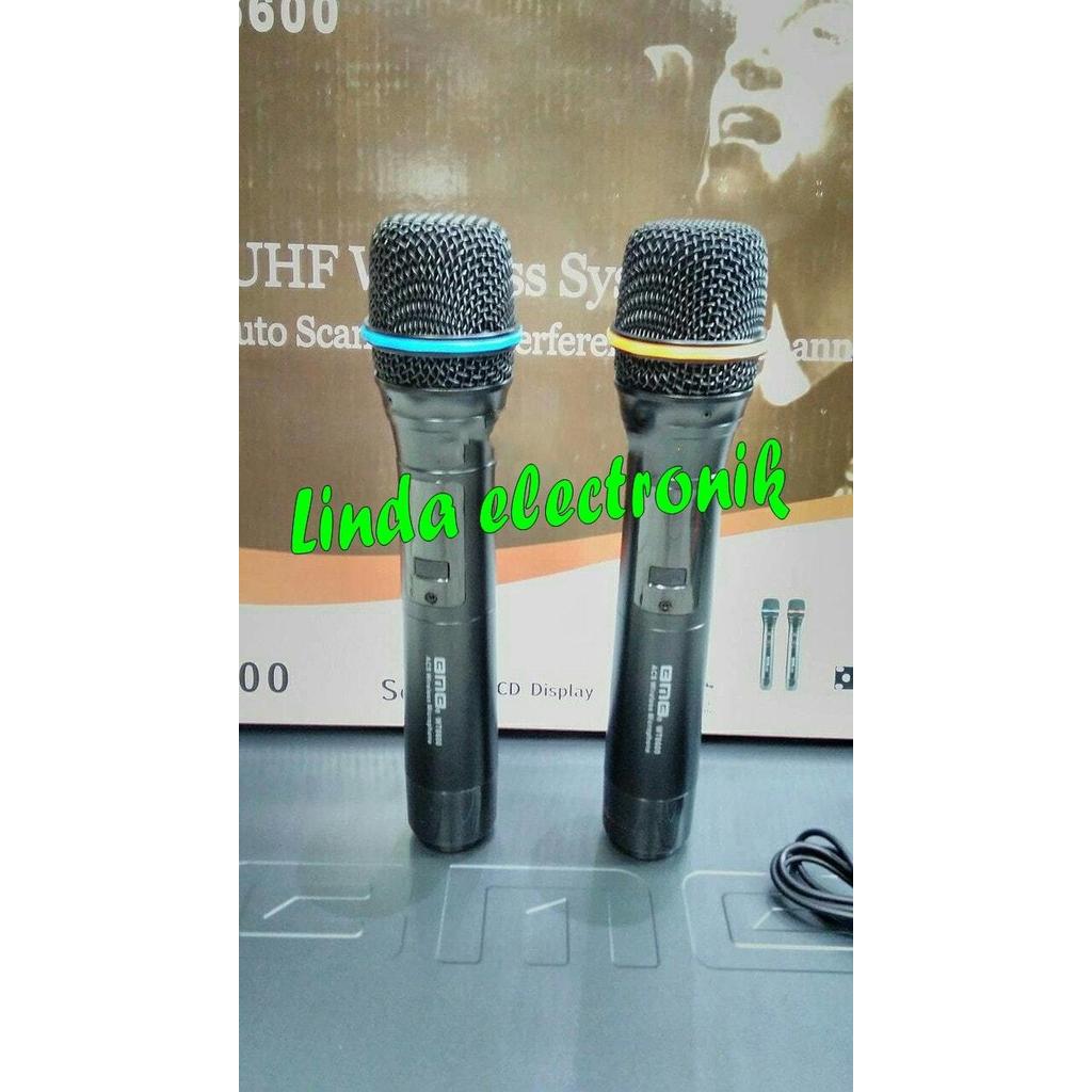 Mic Wireless BMB WT 6600 + Baterai Charger ( ORIGINAL )
