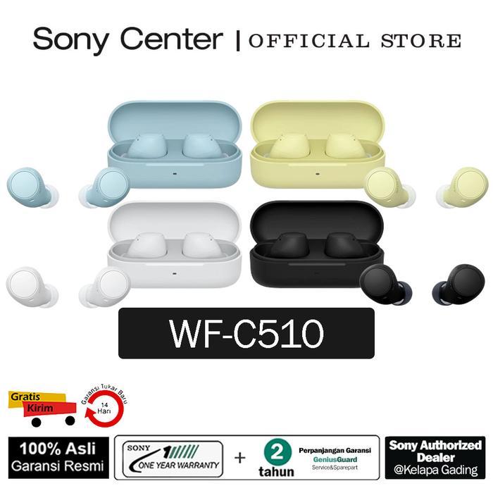 SONY CENTER Sony WF-C510 Truly Wireless Headphones / Headphone In-Ear Bluetooth WFC510 / TWS Sony WF