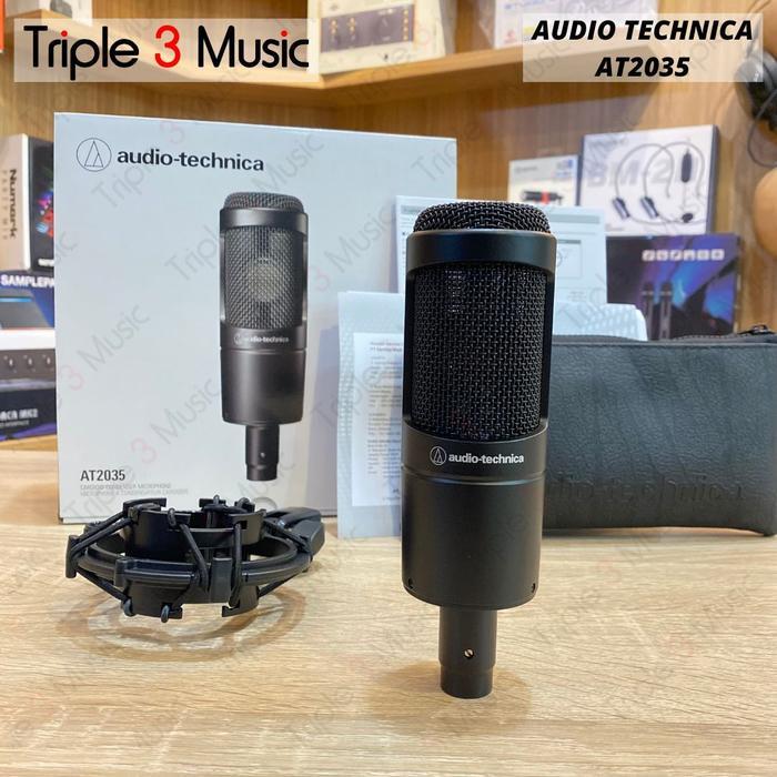 Promo Audio Technica At2035 At 2035 Mic Condenser Microphone Condenser Terlaris