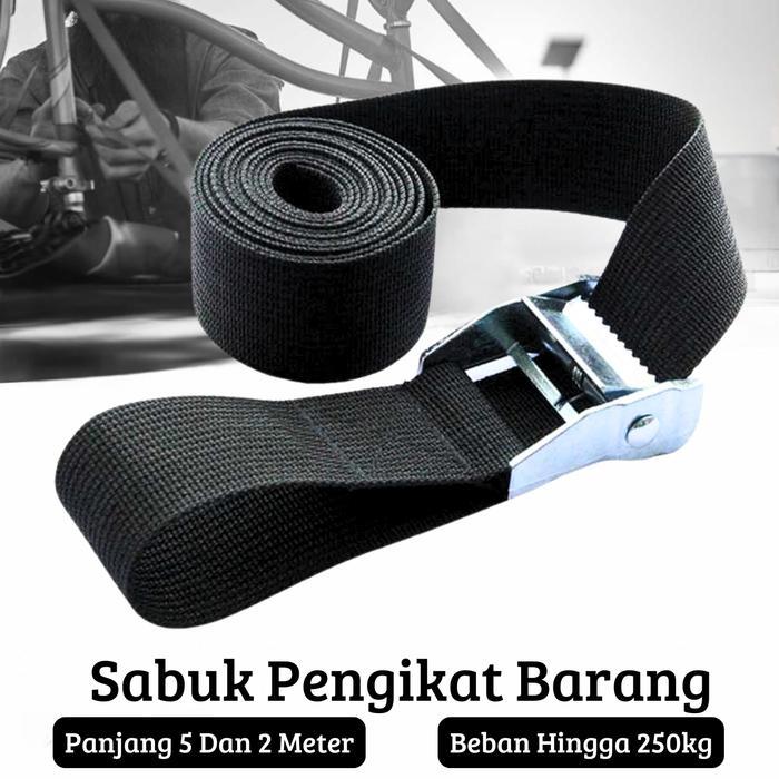 Tali Strap Pengikat Barang Tali Ikat Bagasi Motor Mobil Cargo Strap Packing