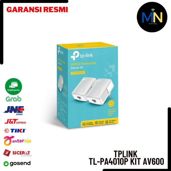 Tp-Link Tplink Tl-Pa4010 Kit Av600 Passthrough Powerline Kit