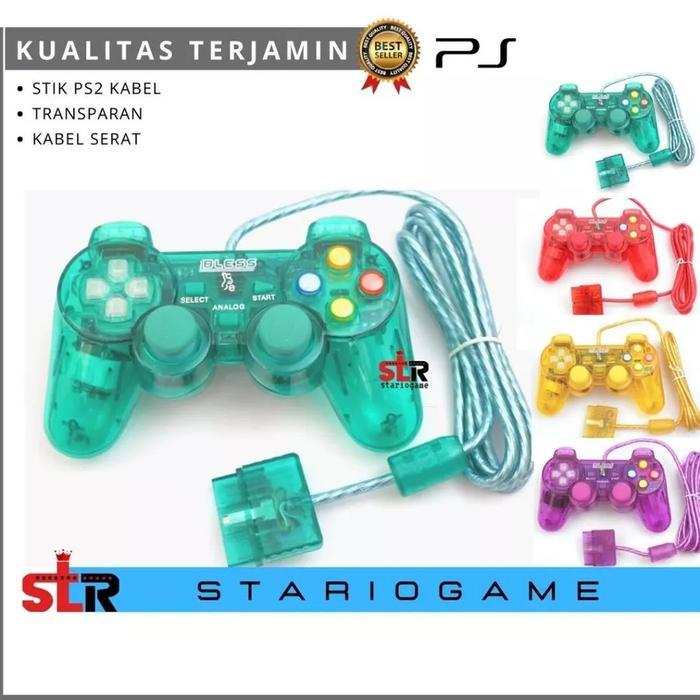 Stik Ps2 Transparan Ori Bless Kabel Serat Stik Ps2 Warna Stik Ps2 Bening Terbaru