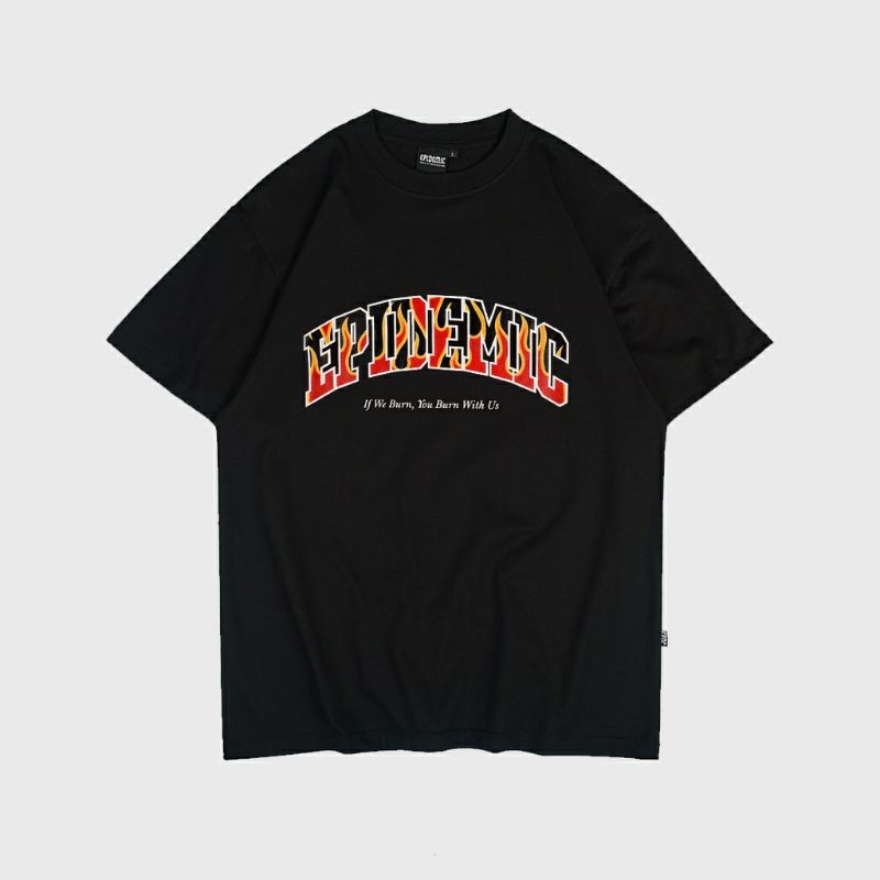 EPIDEMIC Tshirt Black Man ( Baju Pria & Wanita )