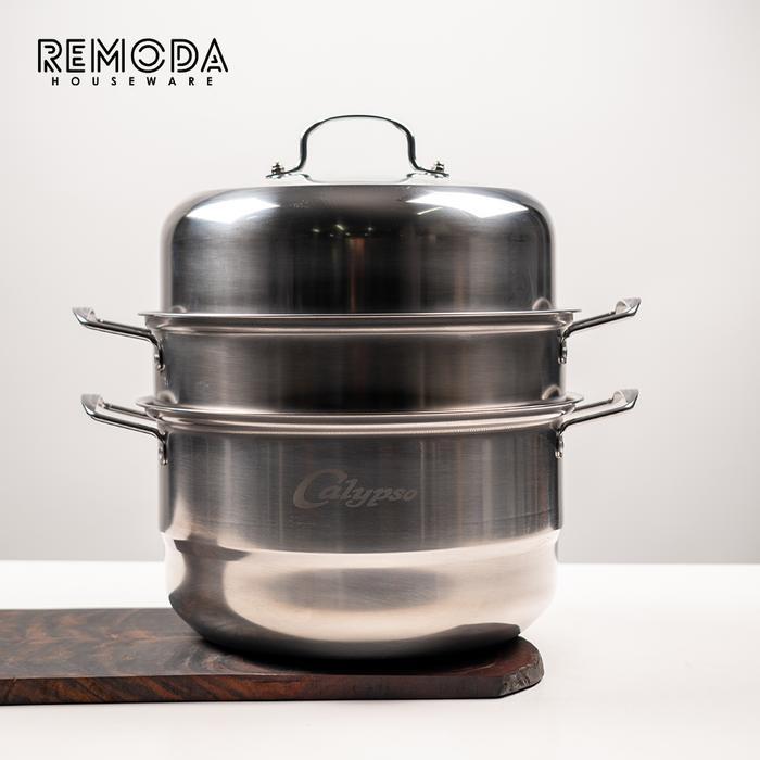 Calypso Steamer Pot Panci Multifungsi 28-30cm Stainless Steel