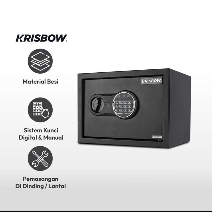 Termurah Krisbow Brankas 25Ek - Hitam