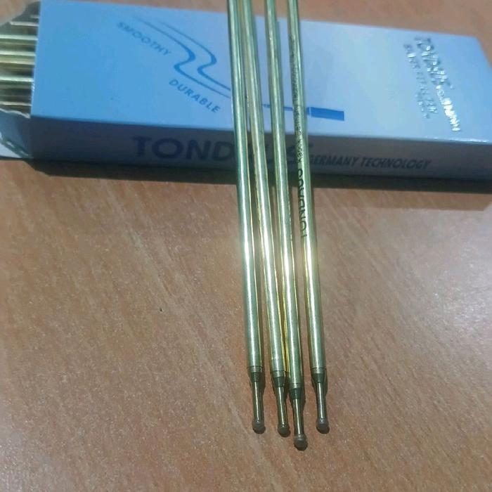 NEW Tondaus Silver Pen Tondaus Pen Pola Bahan Kulit Oscar Spon Kain Isi 50 Harga Satuan atau Per