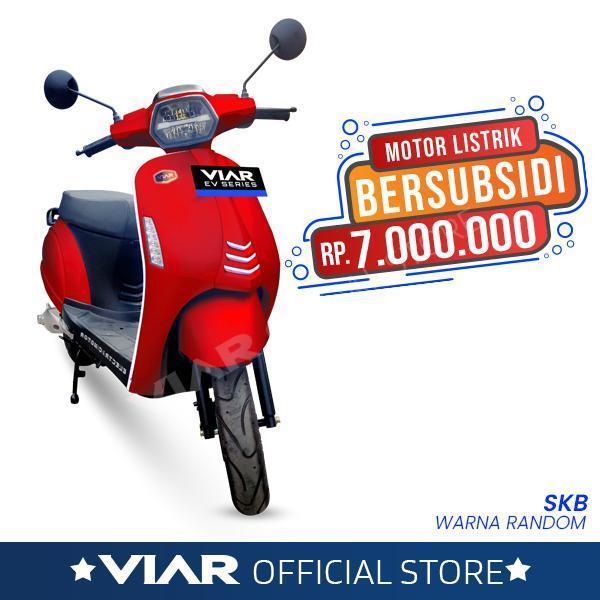 Promo Terlaris HARGA SUBSIDI Sepeda Motor Listrik - Viar EV1 - Random jakarta Keren - hitam