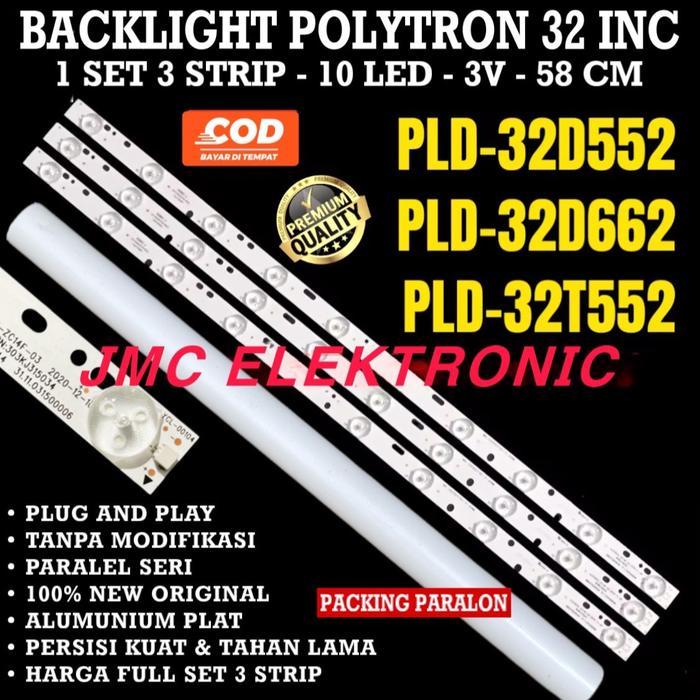 Diskon Backlight Tv Led Polytron 32 Inc Pld 32D552 32D662 32T552 Pld32D552 Pld32D662 Pld32T552 Lampu